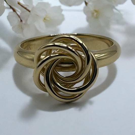 14K Flower Knot Ring