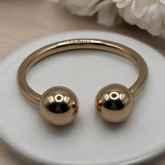 14K Beads Open Ring